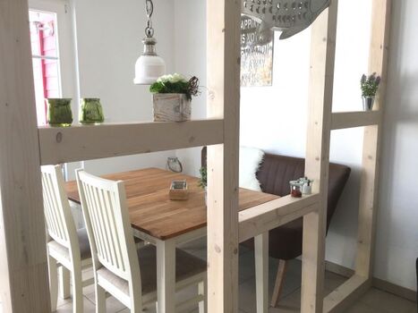 In dieser Essecke möchte man wurzeln schlagen...