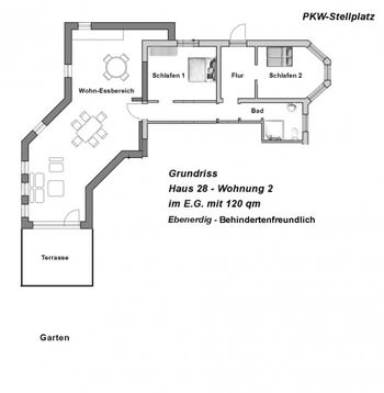 Grundriss Wohnung 2