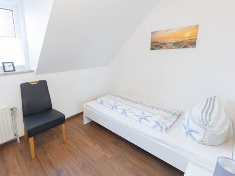 Schlafraum zwei mit den beiden Einzelbetten