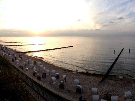 Abendstimmung am Hauptstrand
