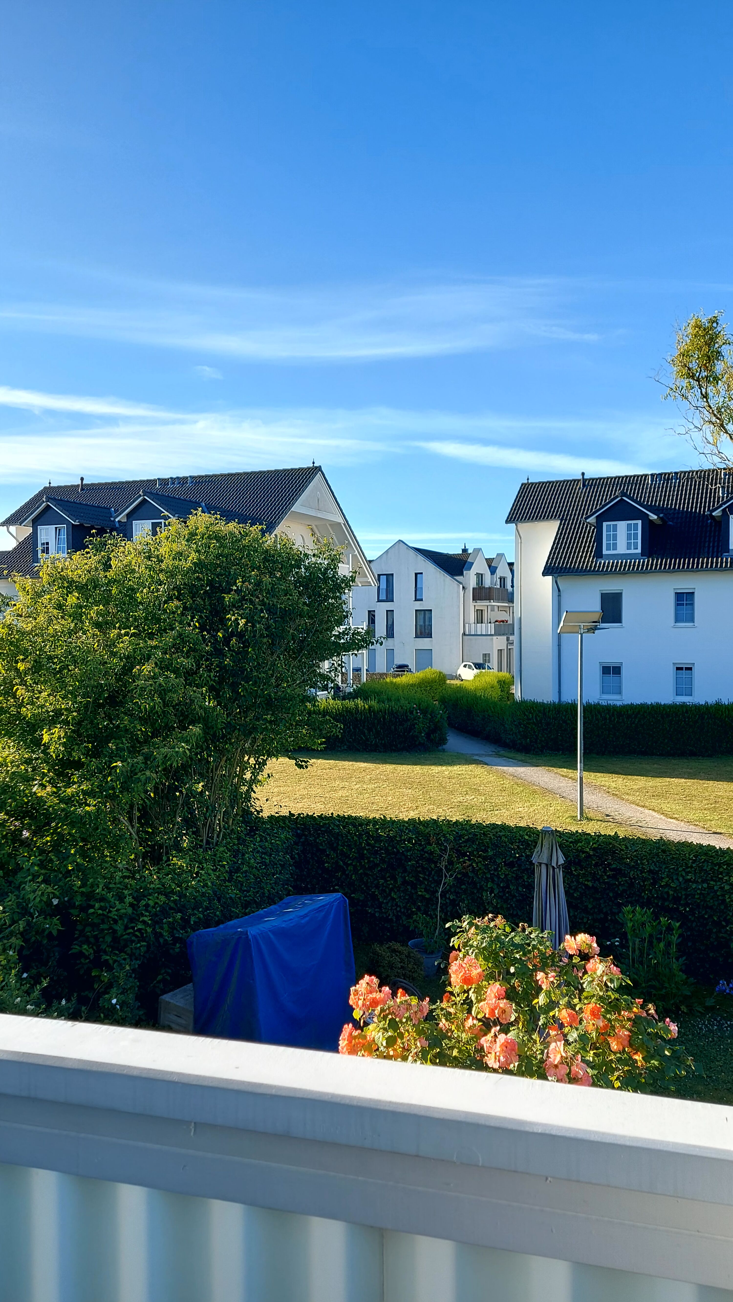 Blick vom Balkon