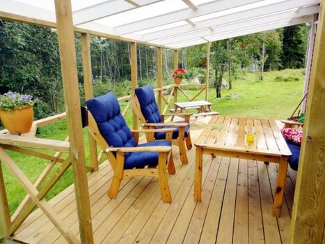 Überdachte Terrasse