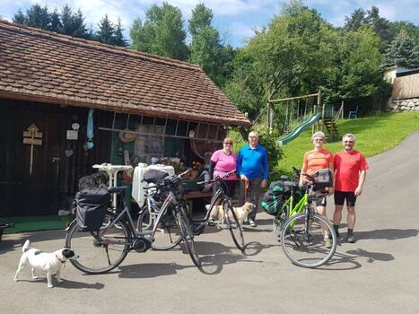 Idealer Ausgangspunkt für Radfahrer - e-bike Verleih ab Haus