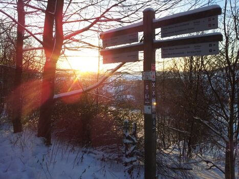 gut ausgeschilderte Wanderwege