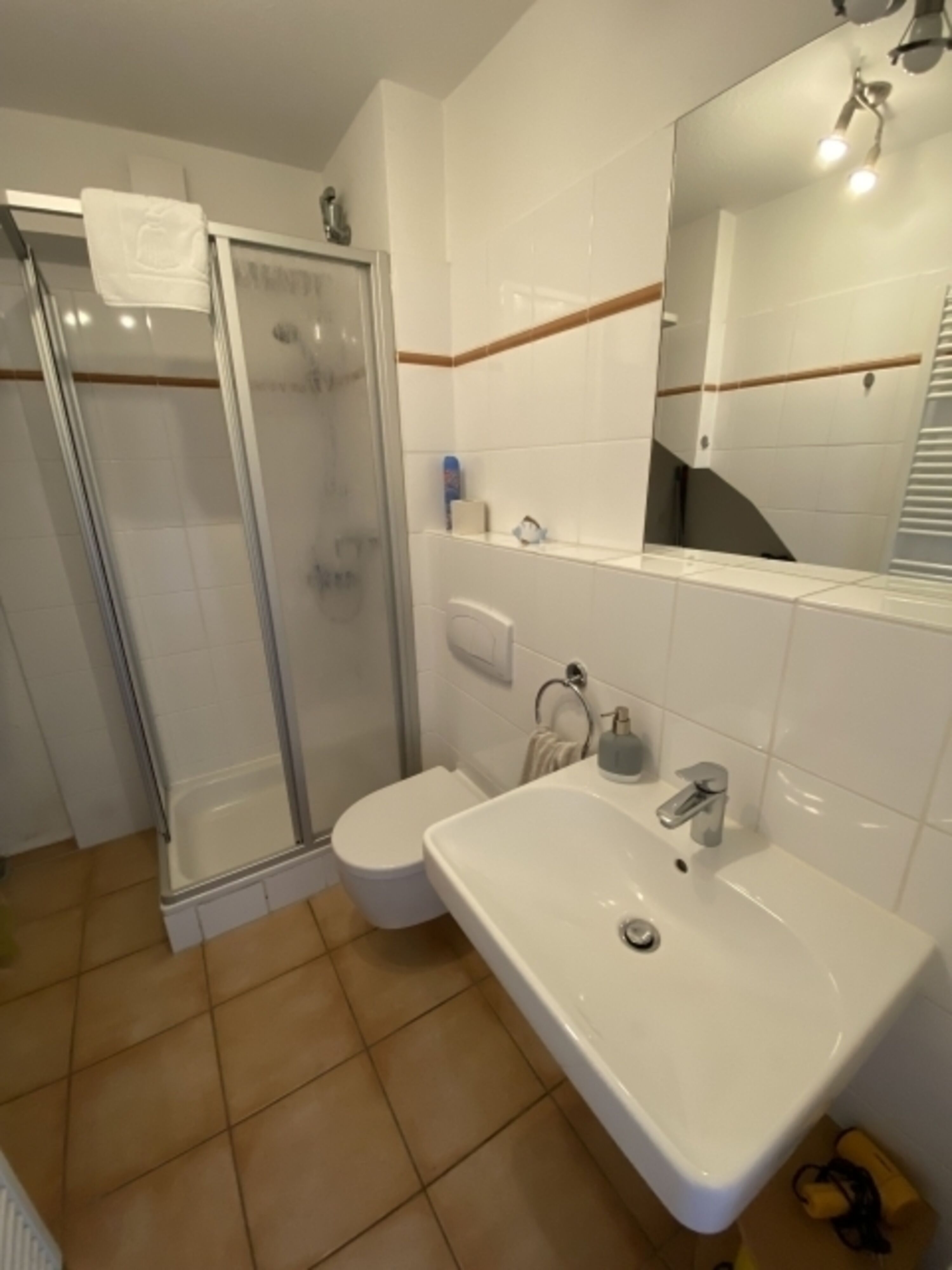 Badezimmer mit Dusche