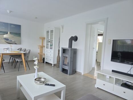 Wohnbereich mit Kamin