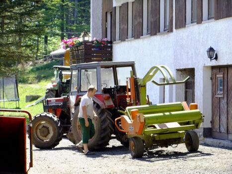 Heuernte und Technik, beliebt bei den Jungs