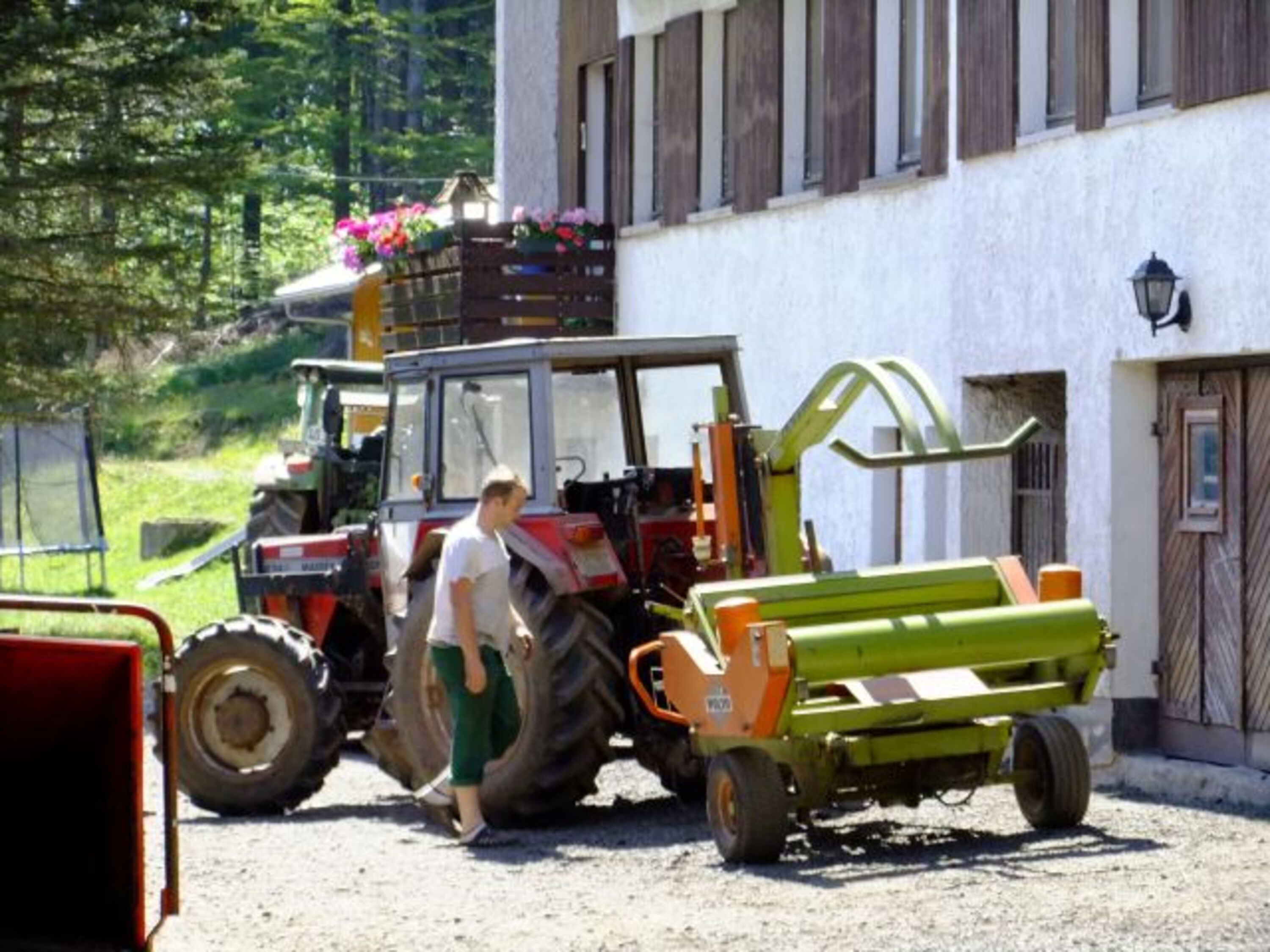 Heuernte und Technik, beliebt bei den Jungs