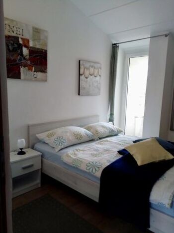 Schlafzimmer mit Meerblick