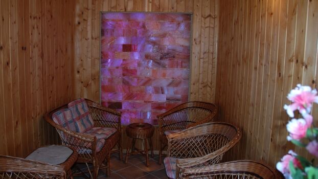 Ruhebereich der Sauna