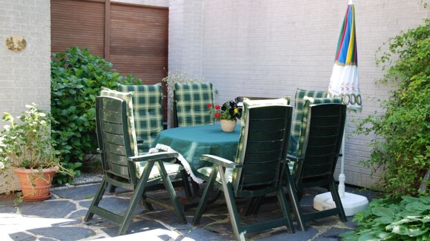 Blick auf die Terrasse 