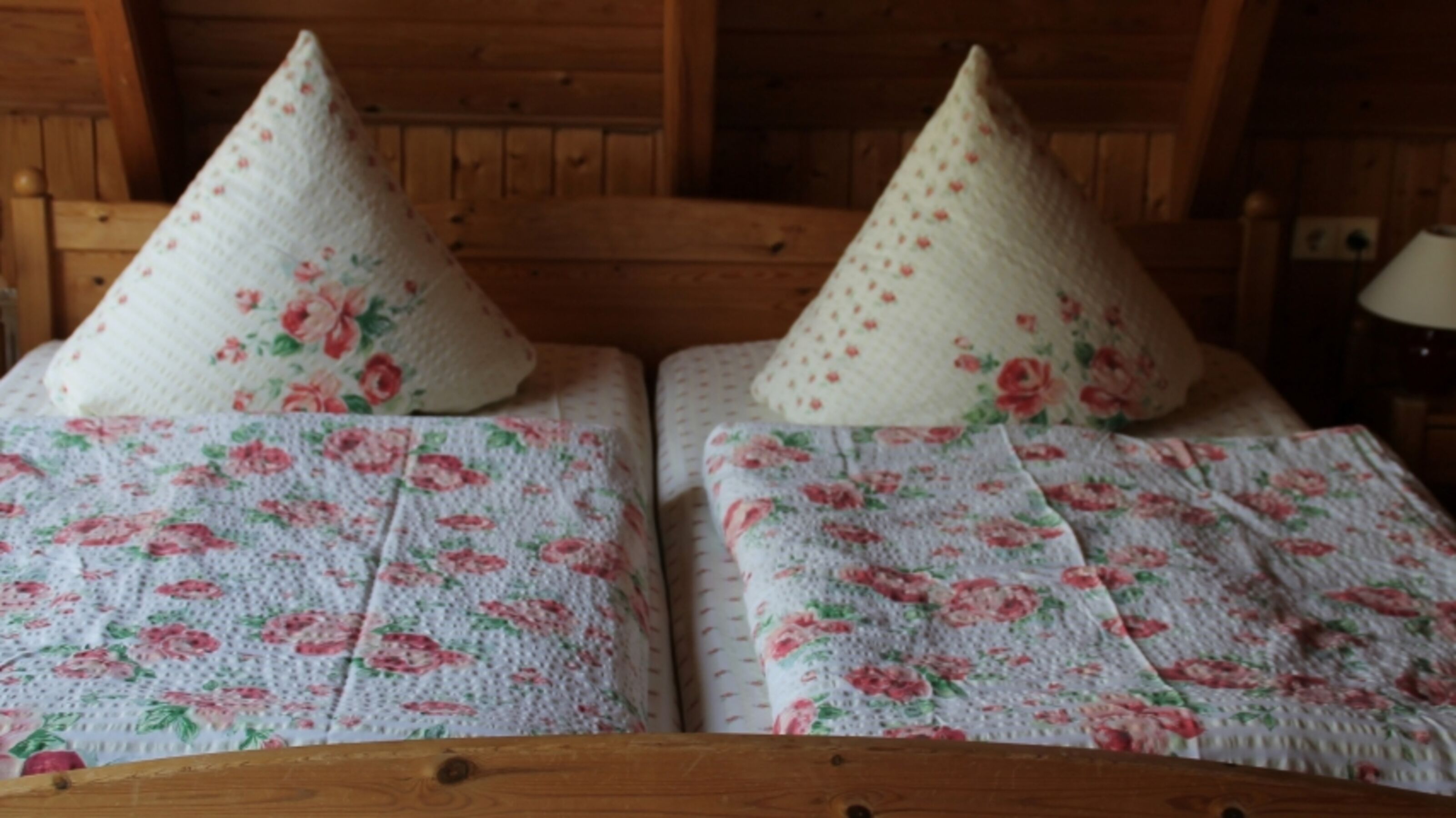 Doppelbett im Studio