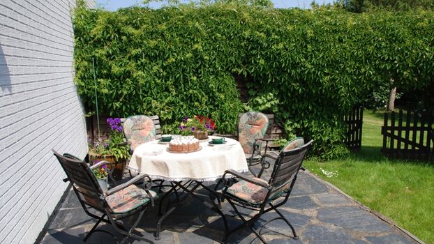 Blick auf die Terrasse 