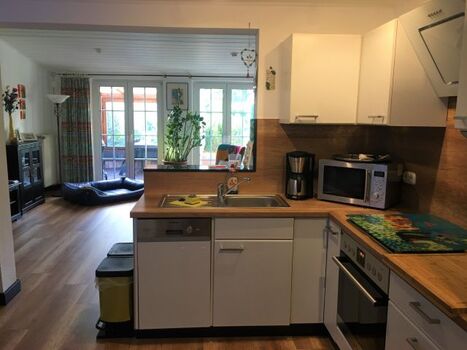 offener Wohn-Ess-Küchenbereich