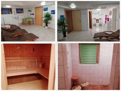 Unsere hauseigene Sauna. 