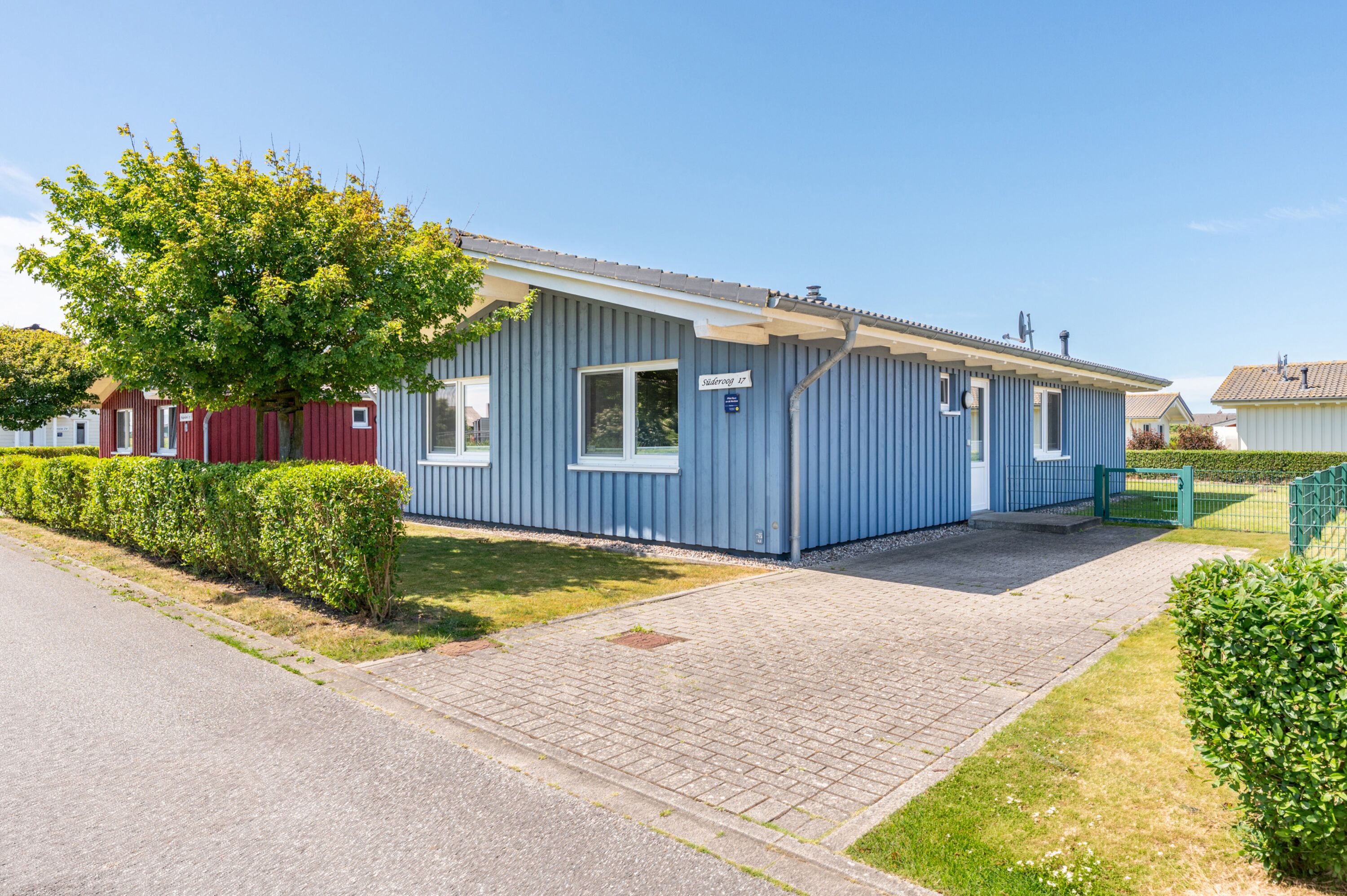 Ferienhaus Süderoog - Großzügiger, komplett umzäunter Gartenbereich