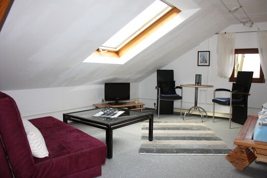 Wohn- Schlafbereich Dachstudio