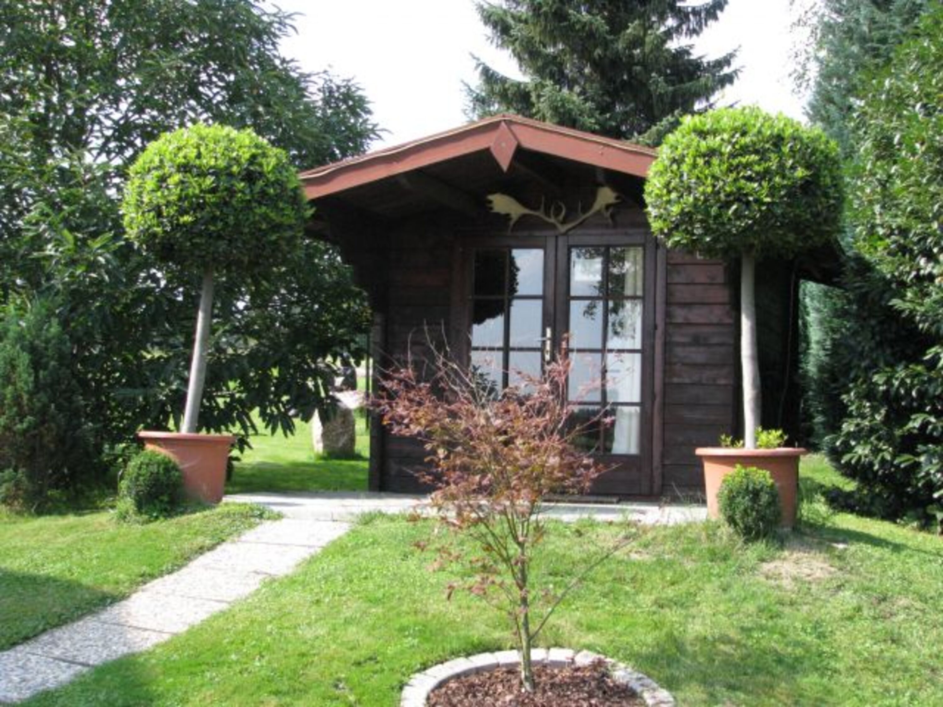 Infrarotsauna im Garten