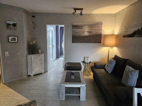 Wohnzimmer mit Schlafcouch