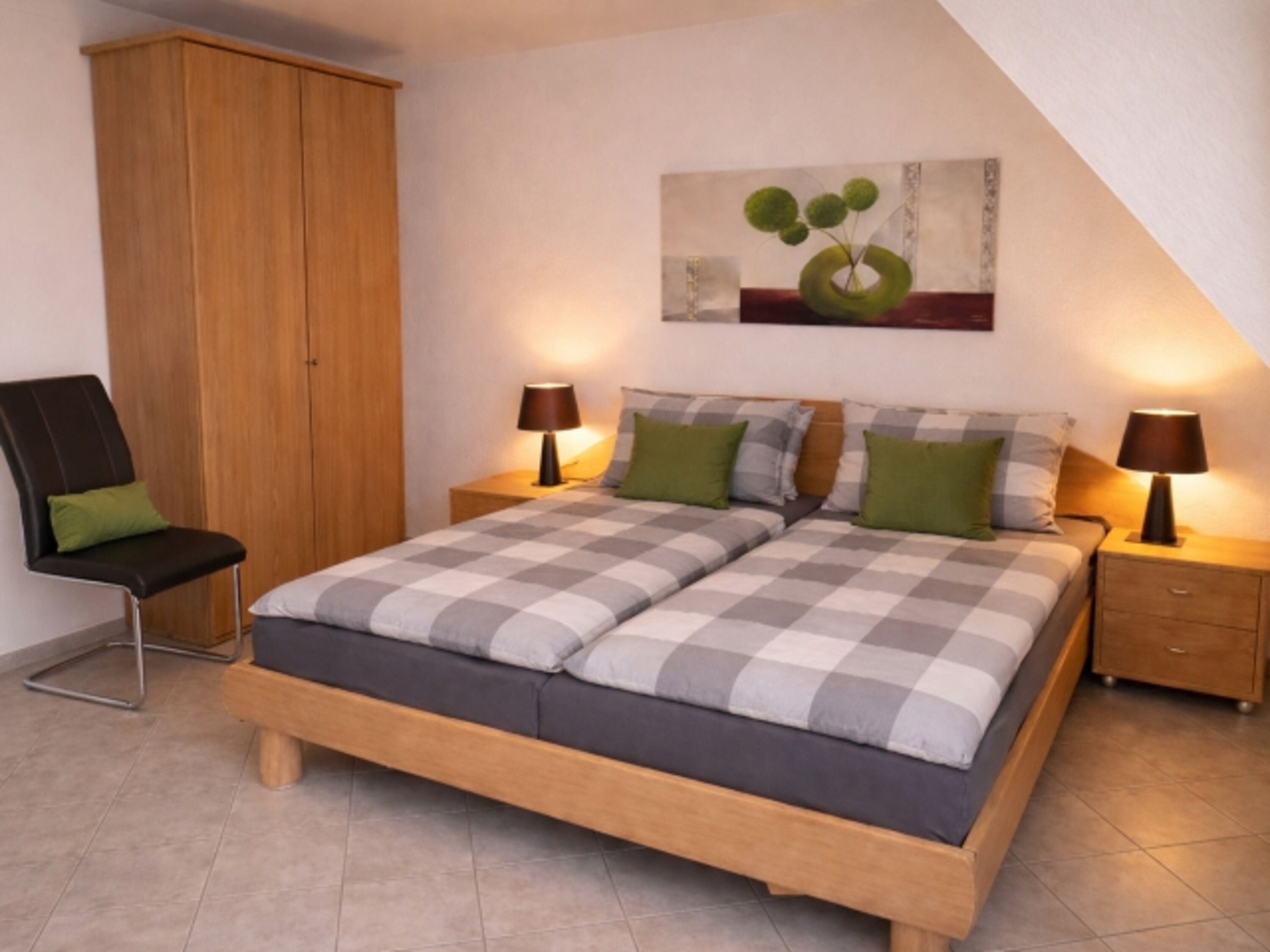 Zweibettzimmer am Wohnbereich