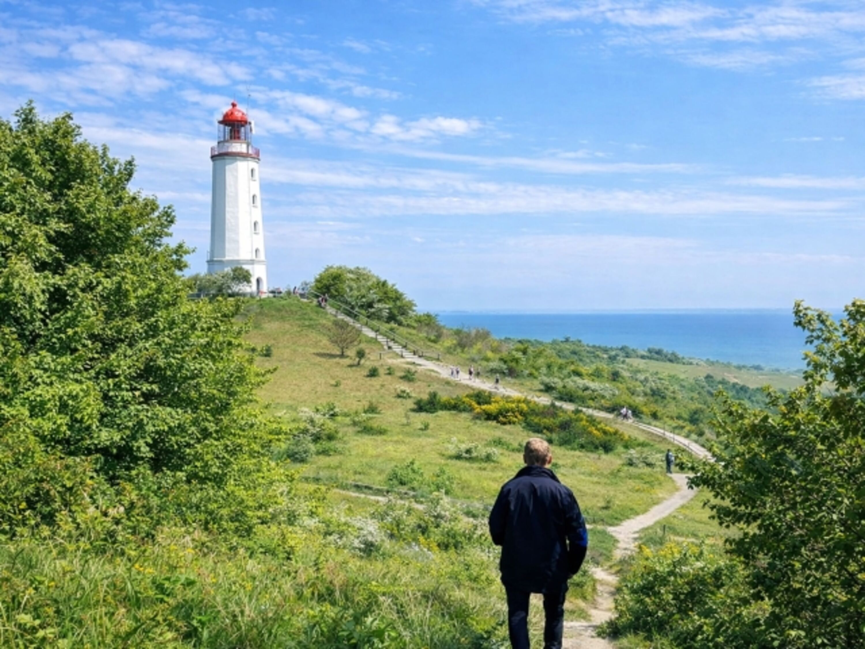 Insel Hiddensee Mit dem Schiff von Wiek