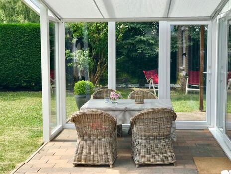 Überdachte Terrasse