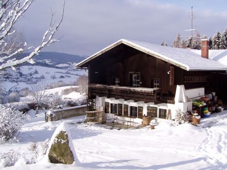 Haus im Winter