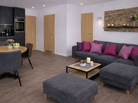 Wohnbereich mit Schlafsofa