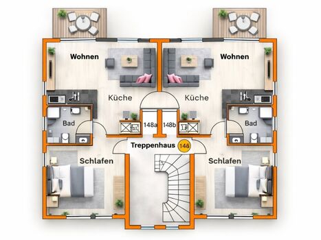 Fewo Möwe 14 a u. b