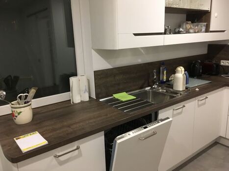 Hochwertige Küche mit Geschirrspüler