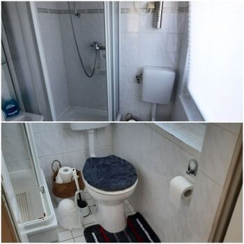 Badezimmer mit Dusche