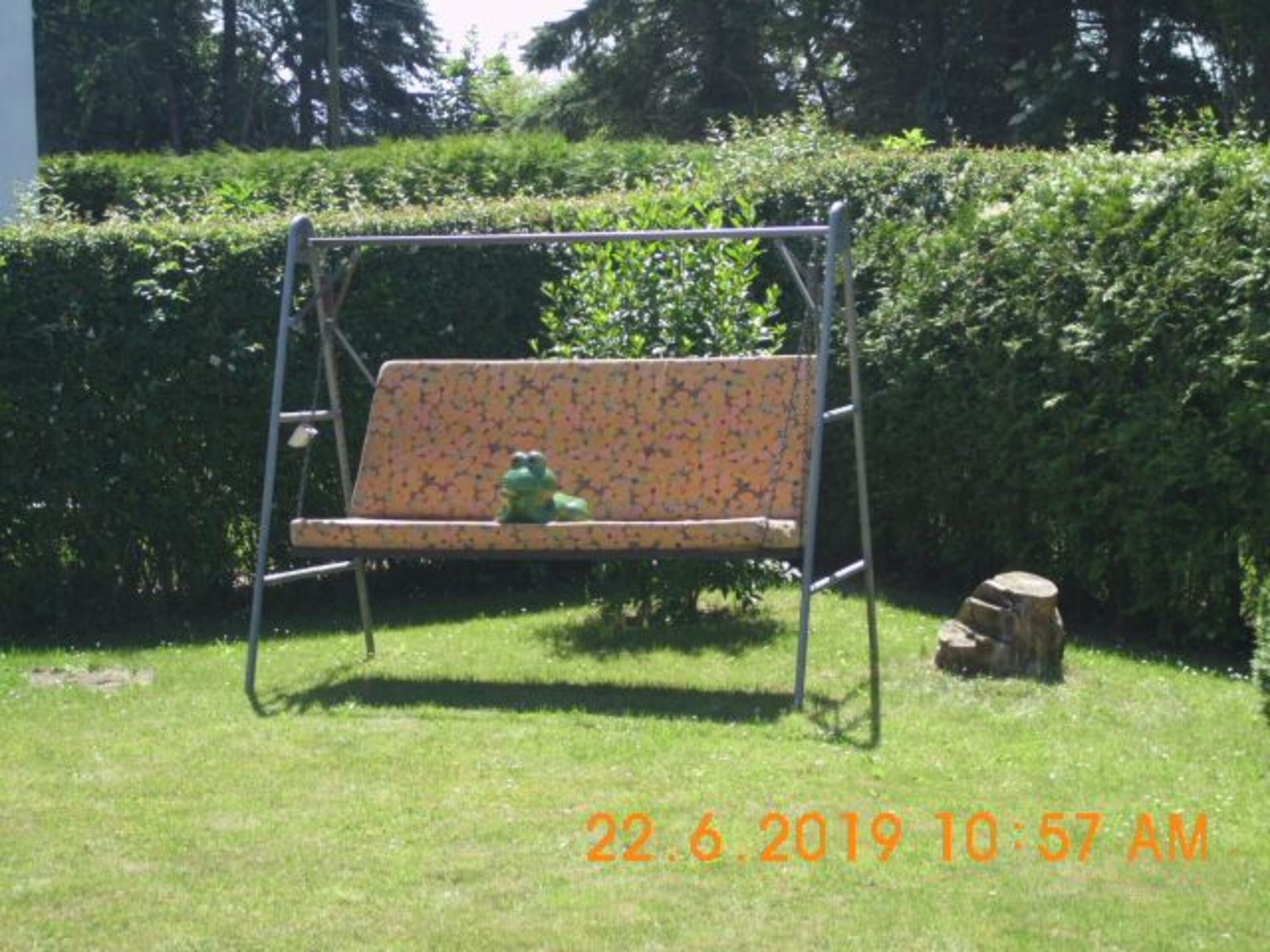 eingezäuntes Gartenstück