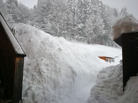 Winter in den Bergen