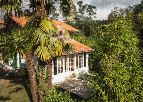 Kleines Haus von oben