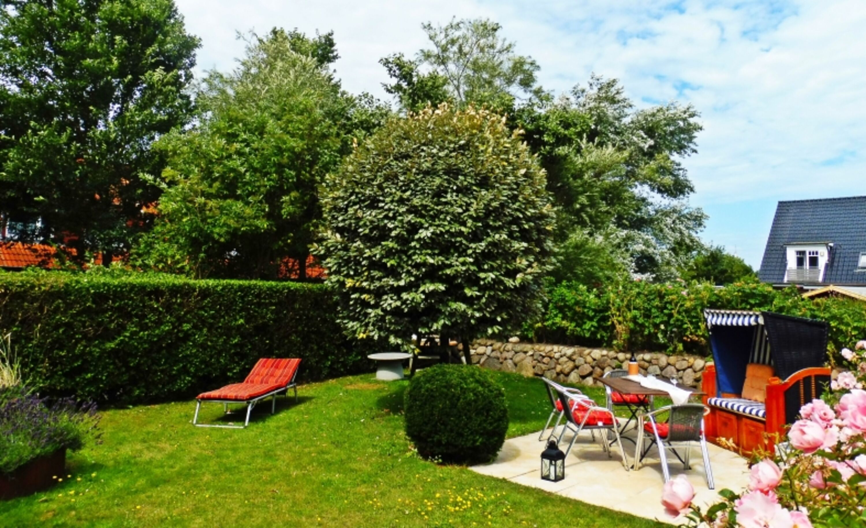 Garten - Ferienwohnung SYLTER DEICHWIESEN