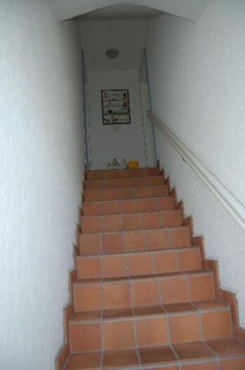 Treppe zur Wohnung