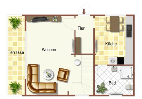 Grundriss Erdgeschoss