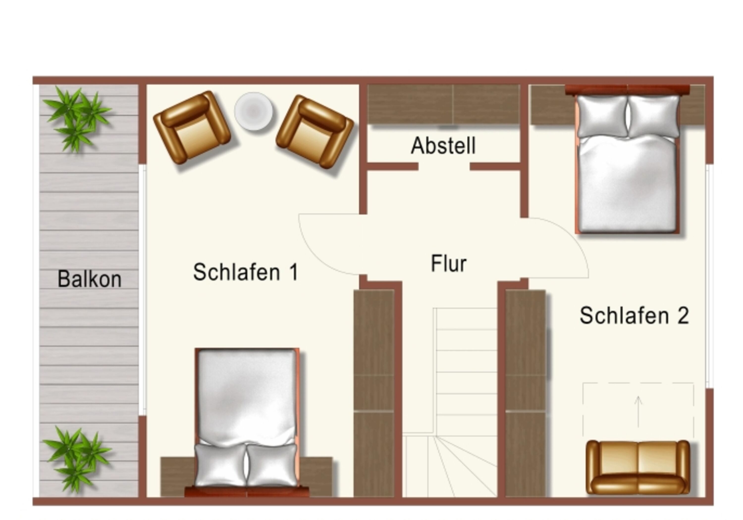 Grundriss Obergeschoss