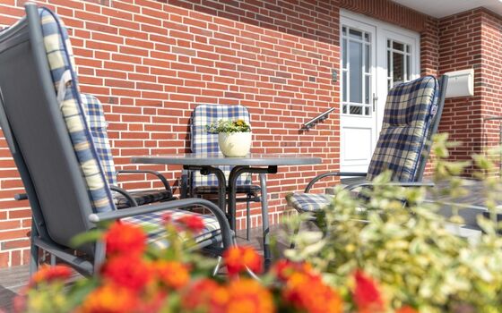 Terrasse für Sie Richtung Osten