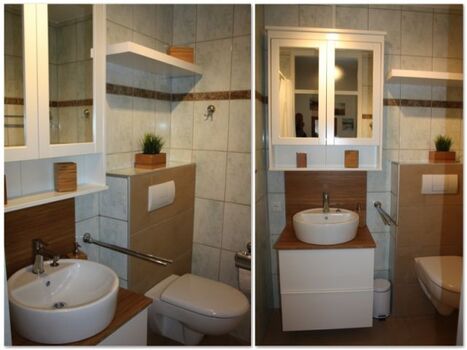 Neues Badezimmer mit Dusche