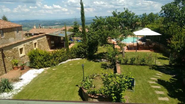 Übersicht Haus und Garten, von oben