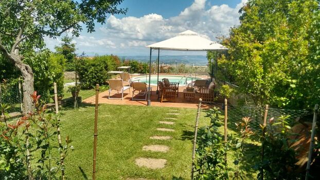 Blick in den Poolbereich