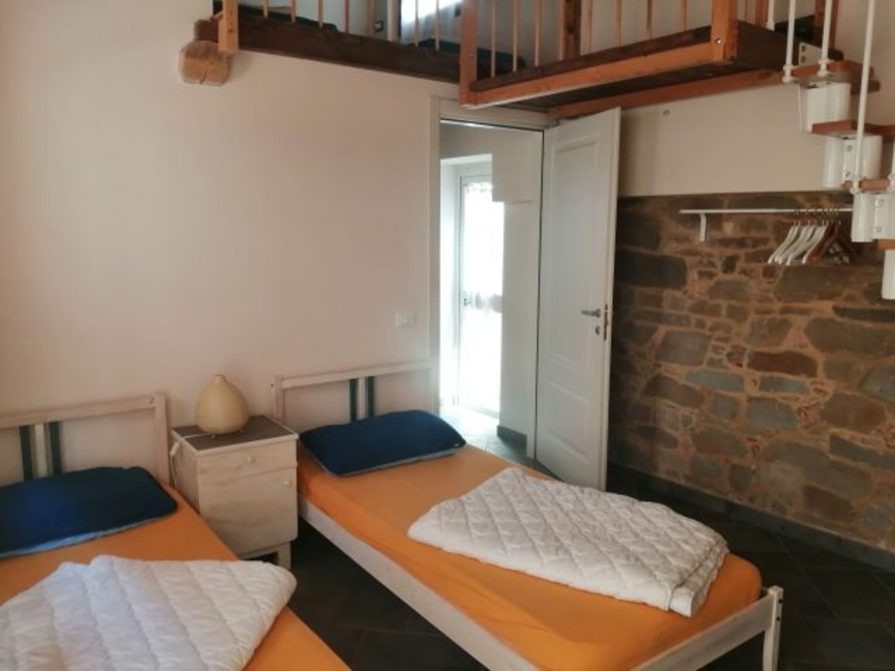 Schlafzimmer mit Empore