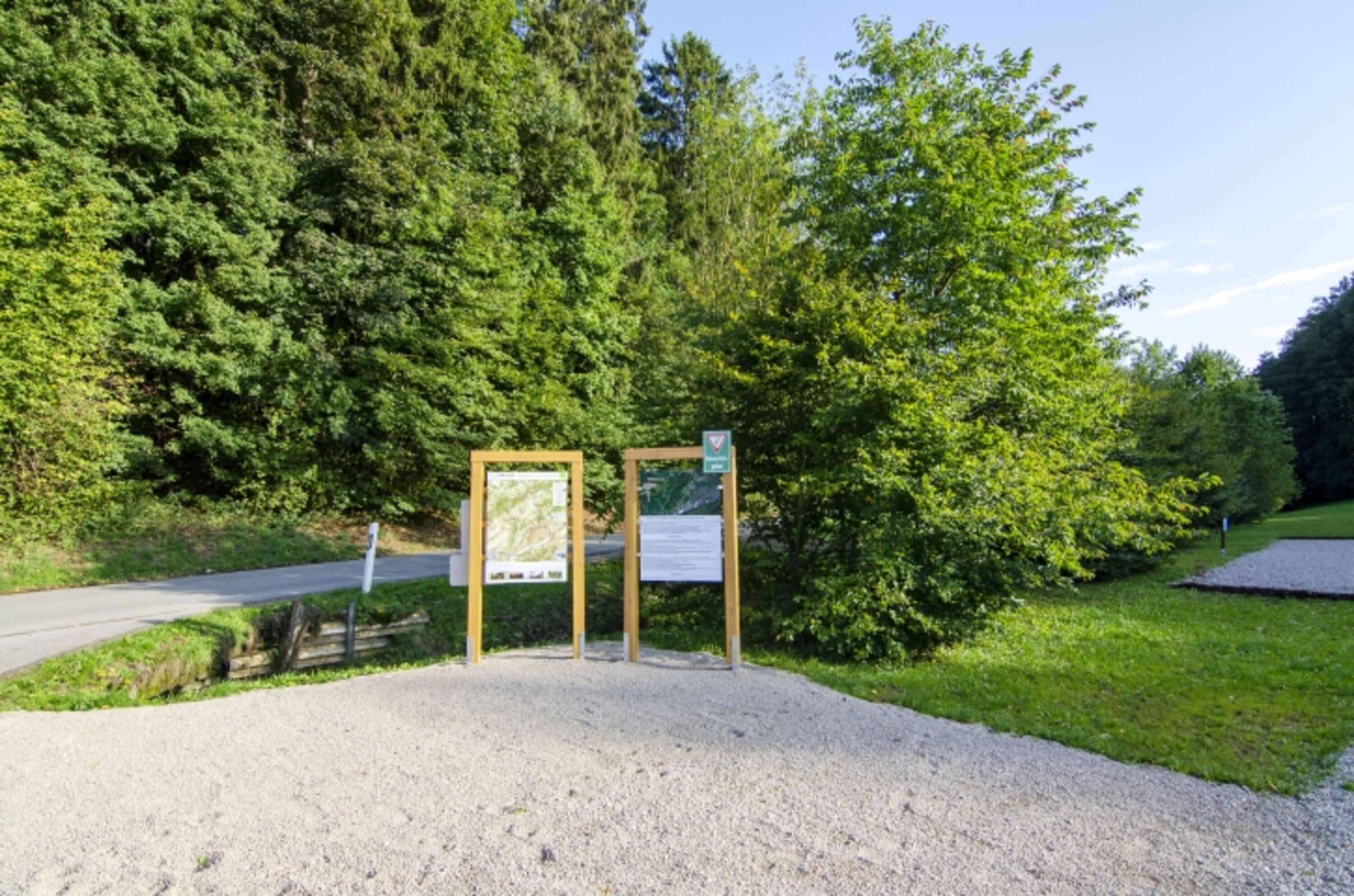 Infotafel Wandergebiet
