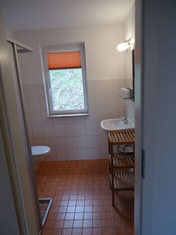 Dusche/WC mit Tageslicht