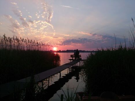 private Angelsteg für unsere Gäste