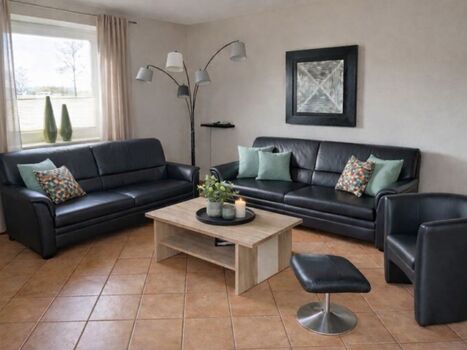 Wohnbereich Fewo Boddenblick EG