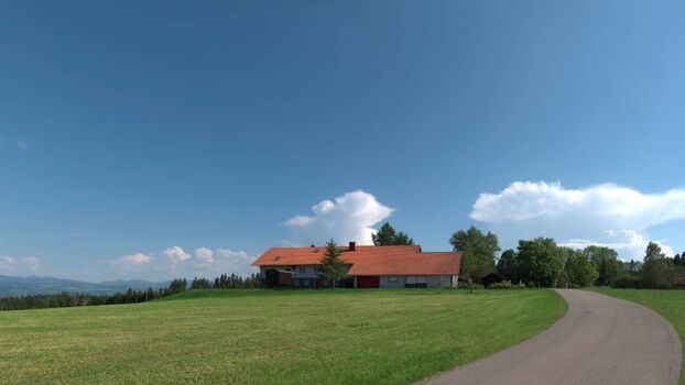 Blick auf das gesamte Haus