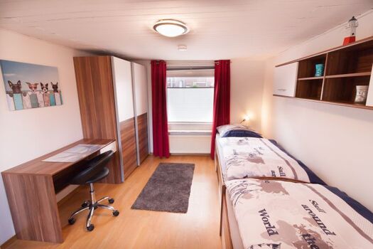 Schlafzimmer mit Einzelbetten