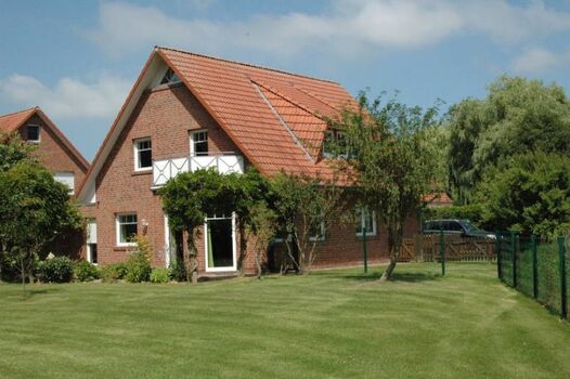 Blick auf das Ferienhaus